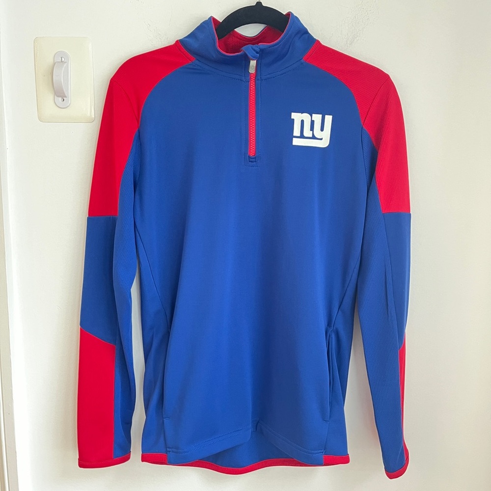 New York Giants NFL team apparel youth size large excellent condition